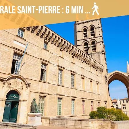 Youmi - Calme Avec Jacuzzi Et Clim A 5min De La Comedie, Tram A 200m Apartment